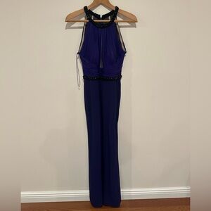 J. Mendel Elegant Purple Halter Gown
